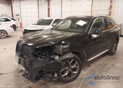 2022 BMW X3 xDrive30I из США, поврежденный, VIN 5UX53DP07N9M55505